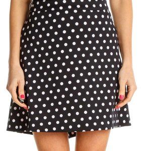Michael Kors Polka Dot A-Line Skirt